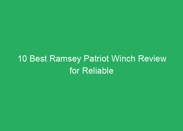 10 Best Ramsey Patriot Winch Review for Reliable Off-Road Performance