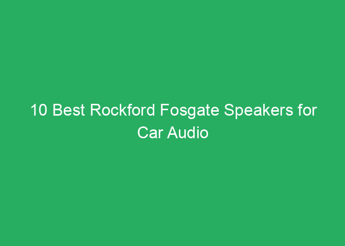 10 Best Rockford Fosgate Speakers for Car Audio Performance