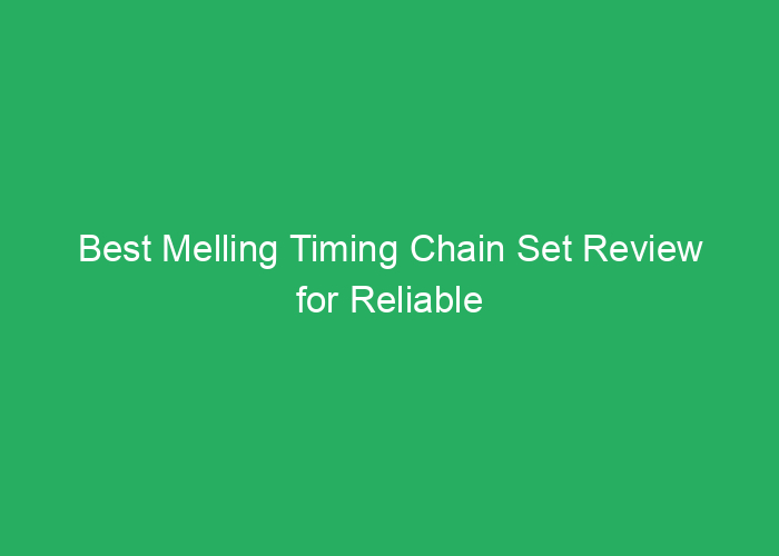 Best Melling Timing Chain Set Review for Reliable Engine Performance
